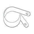 Newport Fasteners 1/4x.167x.410 Standard Nylon Cable Clamps/Clamping Dia.: 1/4"/Hole Size: .167"/Contact.410" , 2500PK 911078